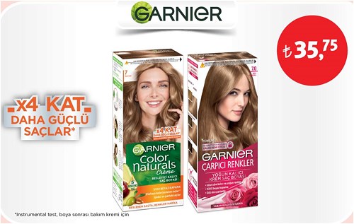 Garnier X4 Kat Daha Güçlü Saçlar Saç Boyası Çeşitleri image