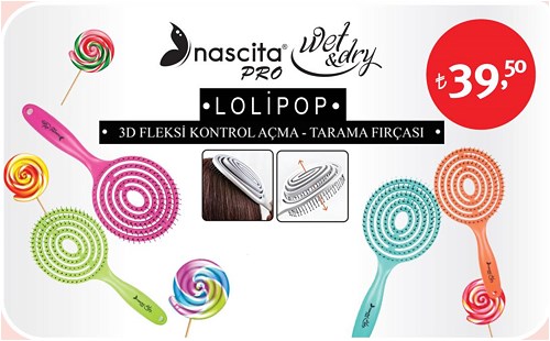Nascita Pro Lolipop 3D Fleksi Kontrol Açma - Tarama Fırçası image