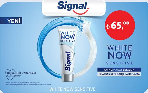 Signal White Now Sensitive Anında 3 Kat Beyazlık image