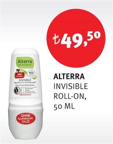 Alterra Invisible Roll-On 50 Ml image