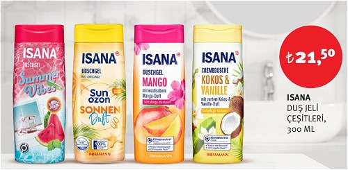 Isana Duş Jeli Çeşitleri 300 Ml image