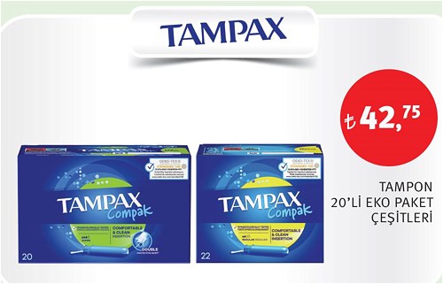 Tampax Tampon 20'li Eko Paket Çeşitleri image