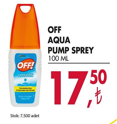 Off Aqua Pump Sprey 100 ml image