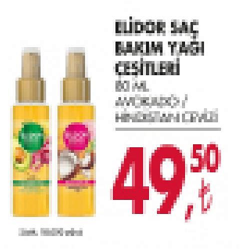 Elidor Saç Bakım Yağı Çeşitleri 80 ml image