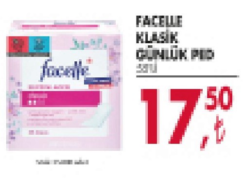 Facelle Klasik Günlük Ped 55'li image