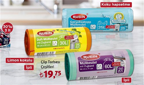 Rubin Çöp Torbası Çeşitleri image