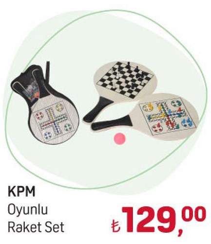 KPM Oyunlu Raket Set image