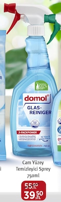 Domol Cam Yüzey Temizleyici Sprey 750 ml image