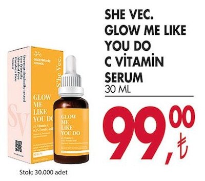 She Vec Glow Me Like You Do C Vitamin Serum 30 ml image