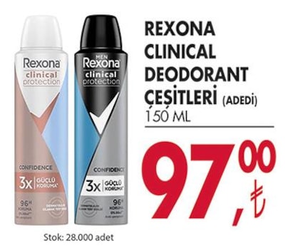 Rexona Clinical Deodorant Çeşitleri 150 ml image