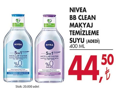Nivea BB Clean Makyaj Temizleme Suyu 400 ml image