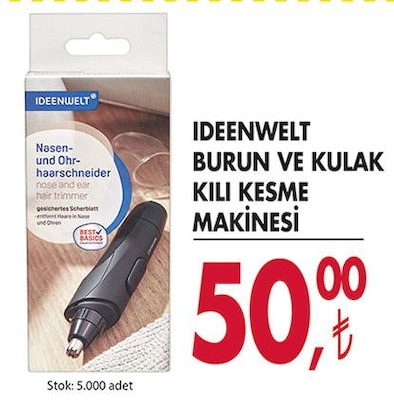 Ideenwelt Burun ve Kulak Kılı Kesme Makinesi image
