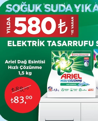 Ariel Dağ Esintisi Hızlı Çözünme 1,5 kg image