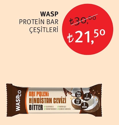Wasp Protein Bar Çeşitleri image