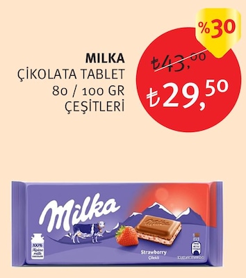 Milka Çikolata Tablet 80/100 gr Çeşitleri image