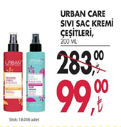 Urban Care Sıvı Saç Kremi Çeşitleri 200 Ml image