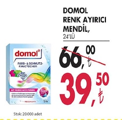 Domol Renk Ayırıcı Mendil 24'lü image