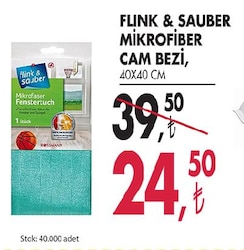 Flink & Sauber Mikrofiber Cam Bezi 40x40 cm image