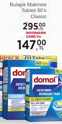 Domol Bulaşık Makinesi Tableti 60'lı Classic image