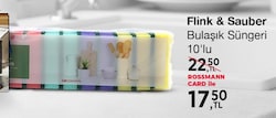 Flink & Sauber Bulaşık Süngeri 10'lu image