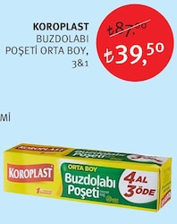 Koroplast Buzdolabı Poşeti Orta Boy 3&1 image