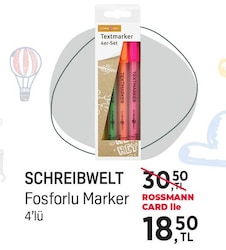 Schreibwelt Fosforlu Maker 4'lü image
