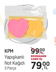 Kpm Yapışkanlı Not Kağıdı 3 Parça image