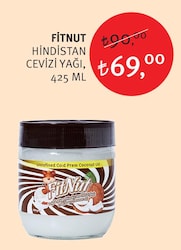 Fitnut Hindistan Cevizi Yağı 425 Ml image
