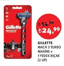 Gillette Mach 3 Turbo Makine + 1 Yedek Bıçak (2 Up) image