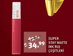 Maybelline Super Stay Matte Ink Ruj Çeşitleri image