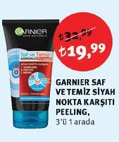 Garnier Saf ve Temiz Siyah Nokta Karşıtı Peeling 3'ü 1 Arada image