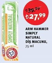 Arm Hammer Simply Natural Diş Macunu 75 ml image