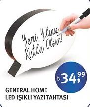 General Home Led Işıklı Yazı Tahtası image