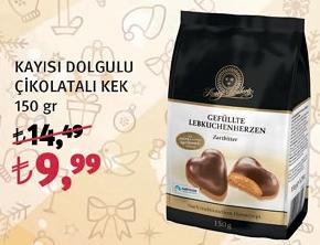 Kayısı Dolgulu Çikolatalı Kek 150 gr image