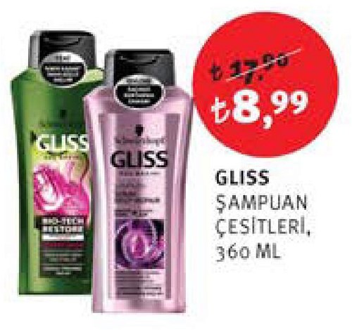 Gliss Şampuan Çeşitleri 360 ml image