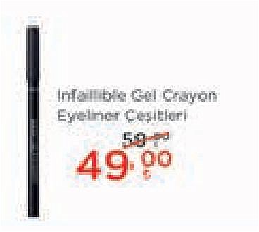 Loreal Infaillible Gel Crayon Eyeliner Çeşitleri image