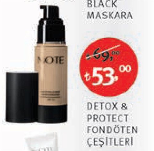 Note Detox&Protect Fondöten Çeşitleri image