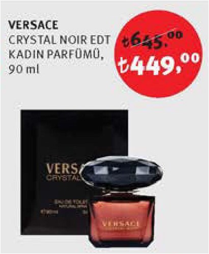 Versace Crystal Noir Edt Kadın Parfümü 90 ml image