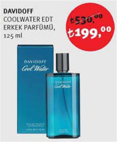 Davidoff Cool Water Edt Erkek Parfümü 125 ml image