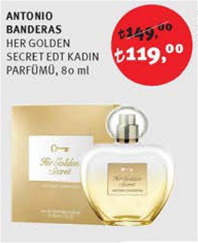 Antonio Banderas Her Golden Secret Edt Kadın Parfümü 80 ml image