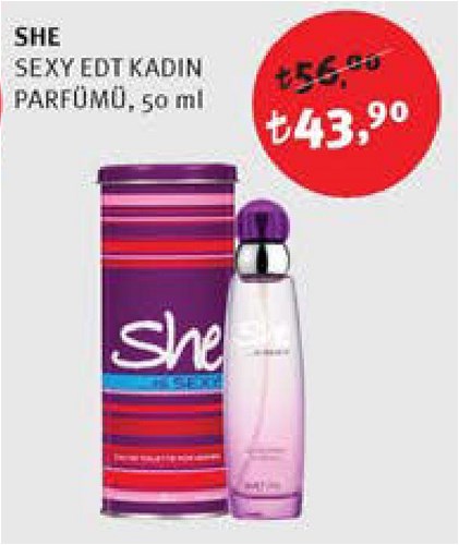 She Sexy Edt Kadın Parfümü 50 ml image