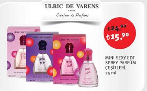 Ulric De Varens Mini Sexy Edt Sprey Parfüm Çeşitleri 25 ml image