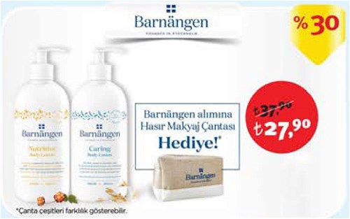 Barnangen+Hasır Makyaj Çantası Hediye image