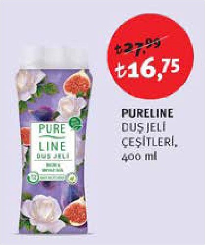 Pureline Duş Jeli 400 ml Çeşitleri image