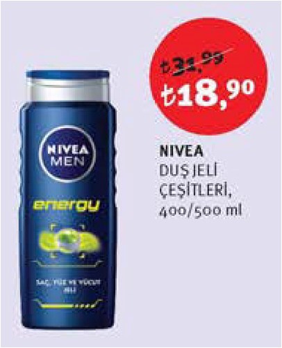 Nivea Duş jeli Çeşitleri 400/500 ml image