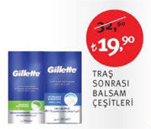 Gillette Traş Sonrası Balsam Çeşitleri image