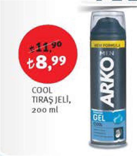 Arko Cool Tıraş Jeli 200 ml image