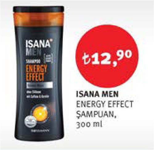 Isana Men Energy Effect Şampuan 300 ml image