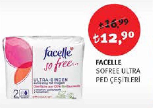 Facelle So Free Ultra Ped Çeşitleri image