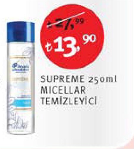 Head&Shoulders Supreme Micellar Temizleyici 250 ml image